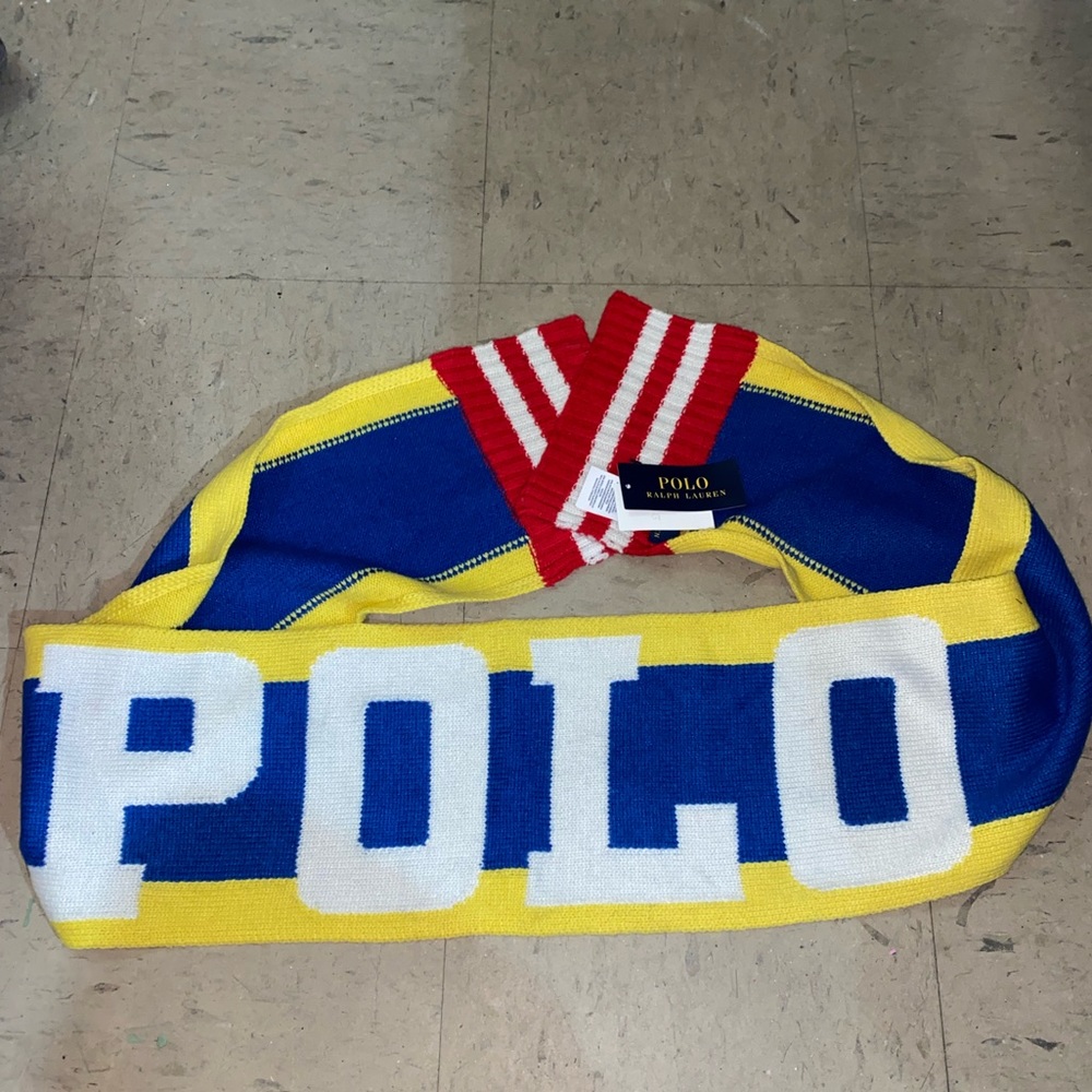 (NWT) 🔥polo Ralph Lauren scarf🔥only one left - Picture 2 of 7